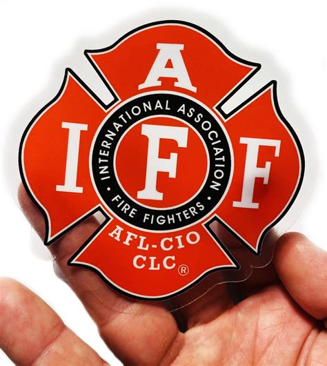 red iaff stickers